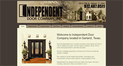 Desktop Screenshot of independentdoortx.com